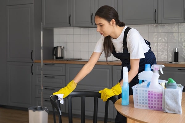 after builder cleaning lara